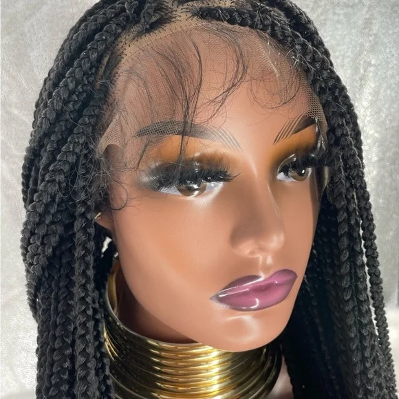 Milan Di HD Full Lace Knotless Box Braid Wig - 36 Inches
